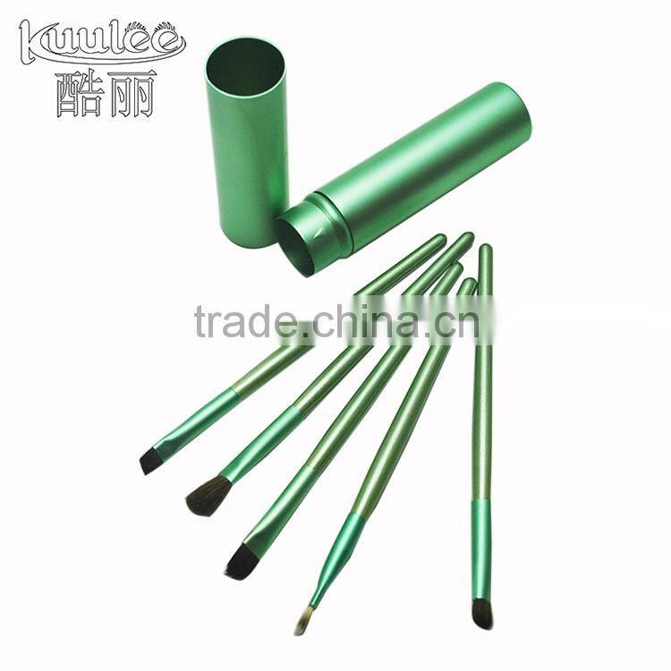 Portable Beauty Factory Price 5Pcs Eye Shadow Makeup Brush Set With Case