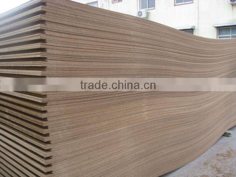 lowest price plain fibre bord Hardboard/hardboard for decorative from HEBEI CHINA