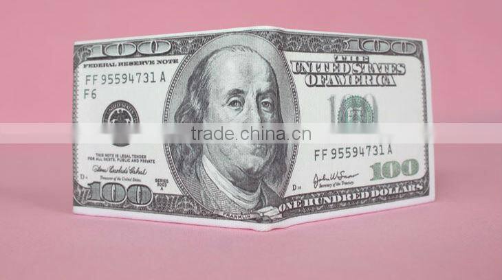 100 Dollar Bill Money Wallet Personalized Men Wallets