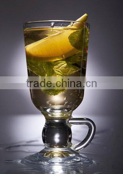 wine glass with handle