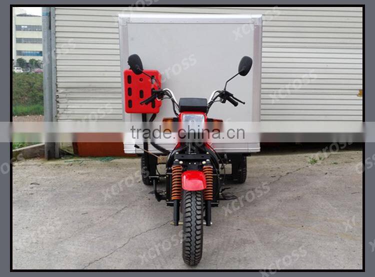 Cheap Water Cooled 200CC Cargo Tricycle Three Wheels Food Sale Motorcycle For Sale Xcargo200U