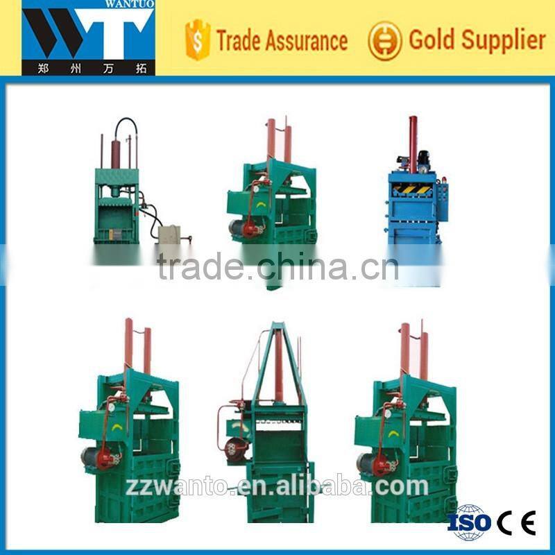Waste paper baling machine Cardboard baling press machine Bottle baler machine