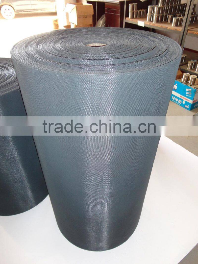 Black epoxy coating aluminium wire mesh for air filter