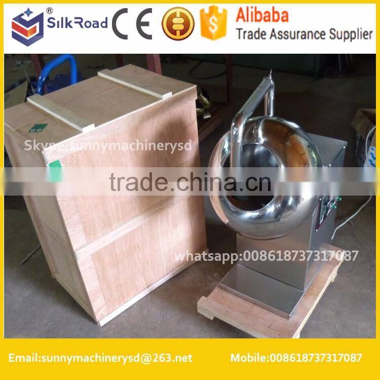 automatic tablet chocolate peanut sugar coating machine