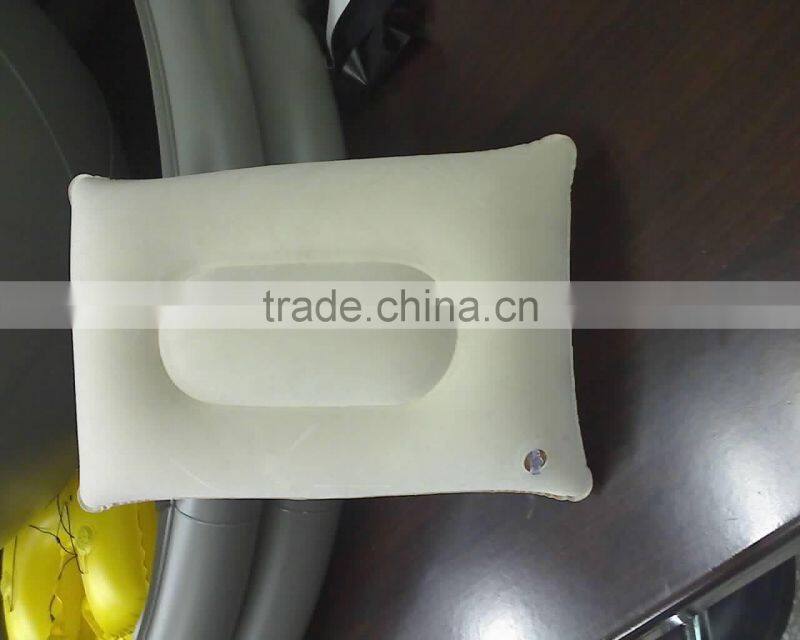 pvc inflatable travel pillow