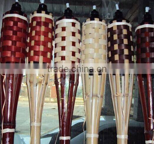 FD - 1510164color garden Bamboo torch/bamboo tiki torch/garden torch