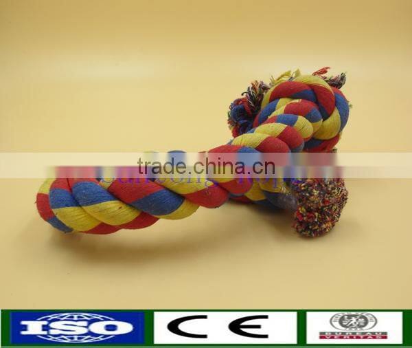 Twisted braided dog toys rope
