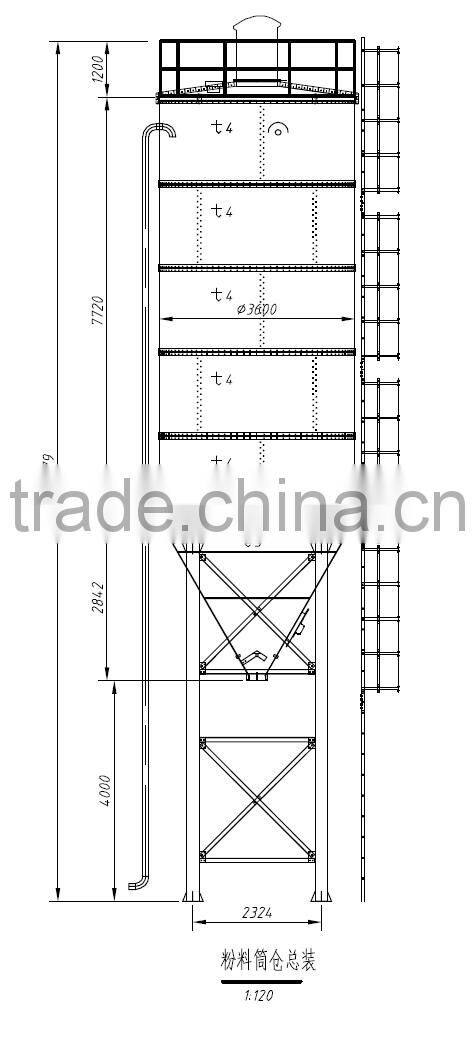 Product Description steel storage silo for cement used