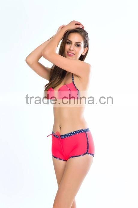 2017 model women high waist ladies swim wear