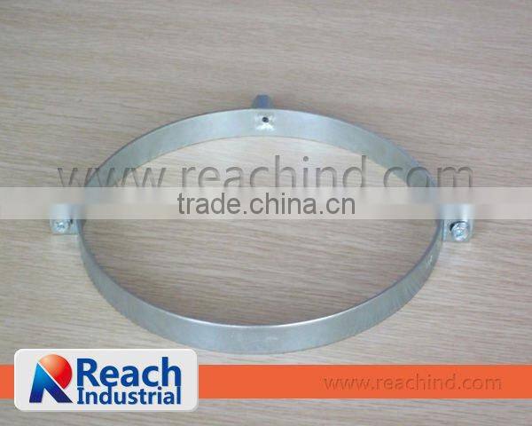 Zinc Plated Large Pipe Clamps