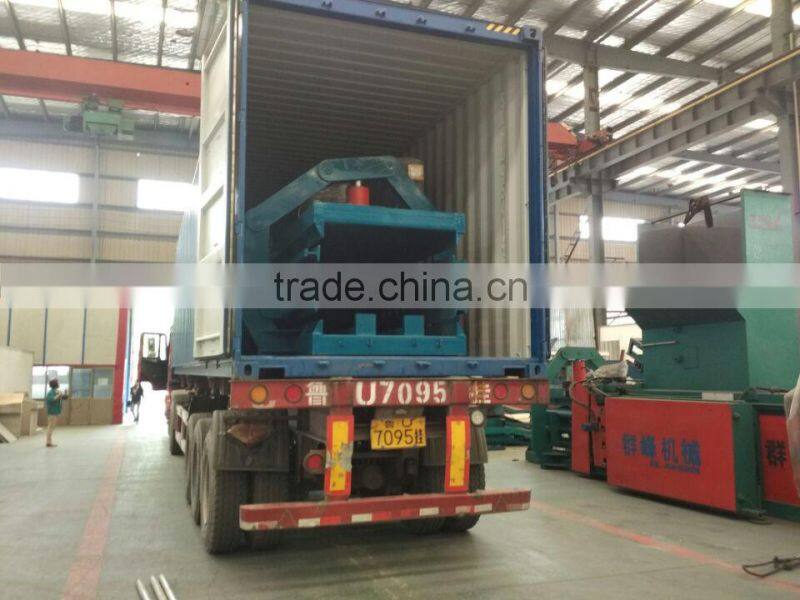 Full automatic waste carton baler machine