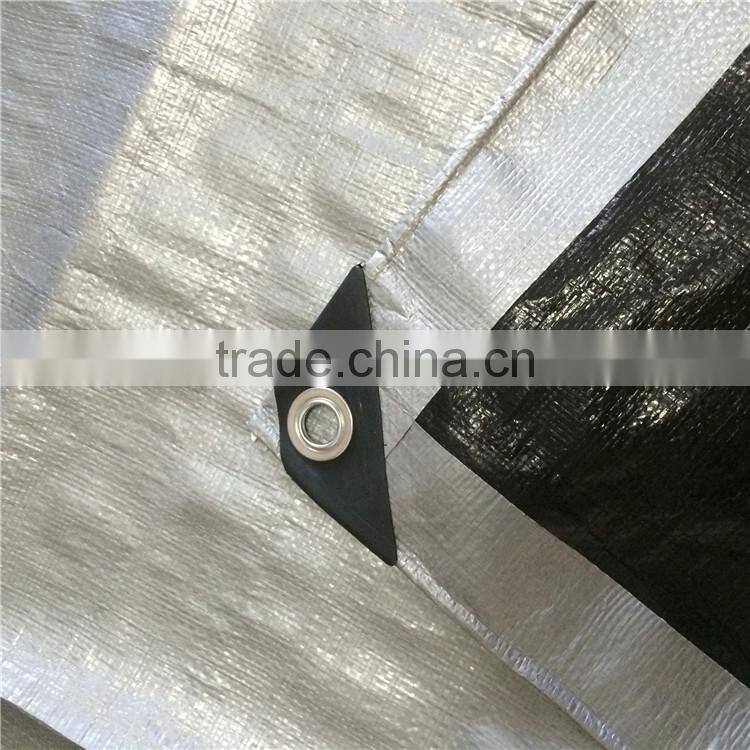 Heavy duty construction H.D.P.E. black mesh Tarp