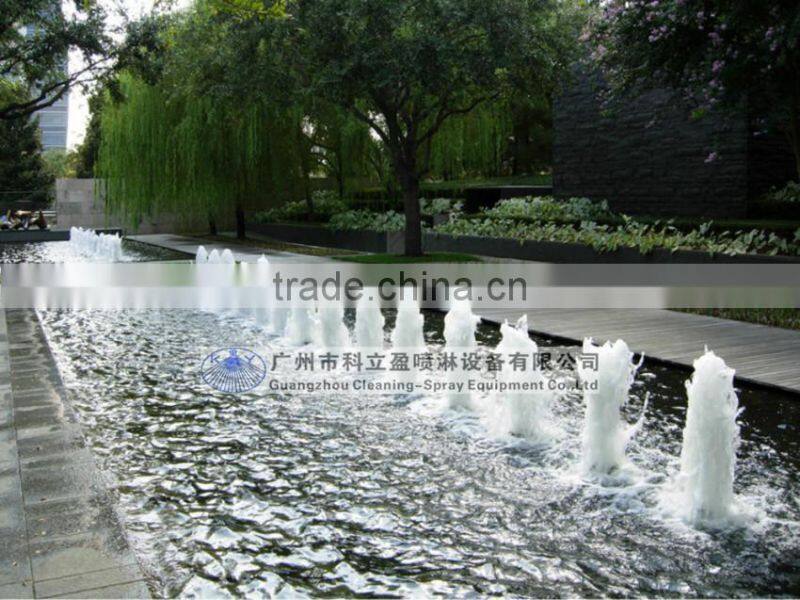 Low pressure copper water jet fountain nozzles