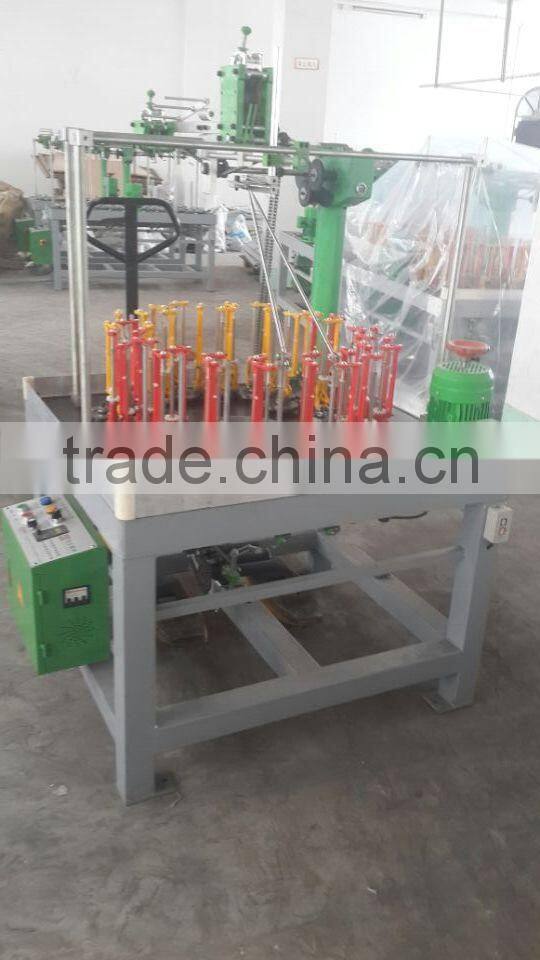 High speed 3 colours cord braiding machine