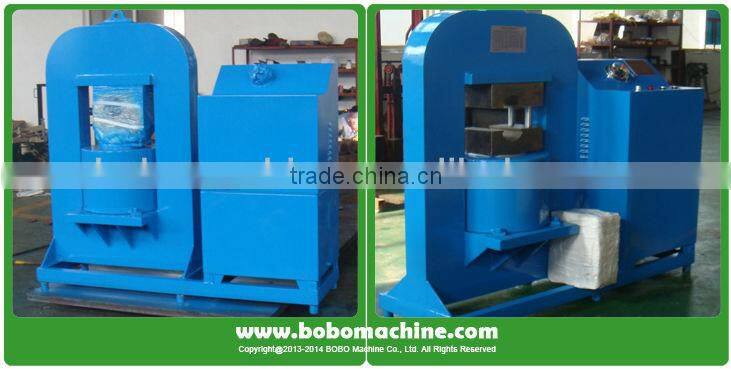 Hydraulic steel cable swaging machine
