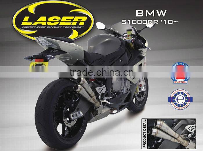 For BMW S1000RR 2010- Motorcycle Exhaust Pipe LASER "X-treme" slip-on mufflerset "GP-style" D70