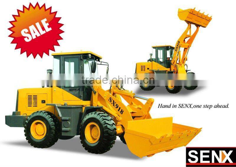 SENX SX918 1.8T wheel loader (zl18 CE approved)