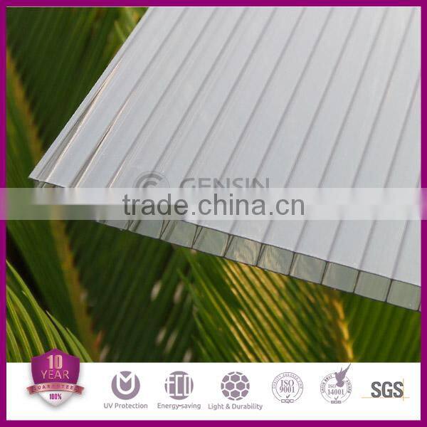 China factory offered 2100*5800mm mutiwall polycarbonate sheets
