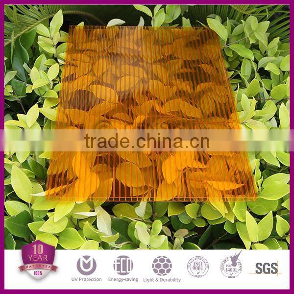 Haining UV blocking 6mm Polycarbonate Hollow Sheet