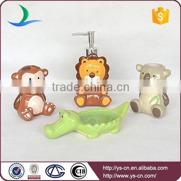 Ceramic Cartoon Bathroom Accessory Toothbrush Holder