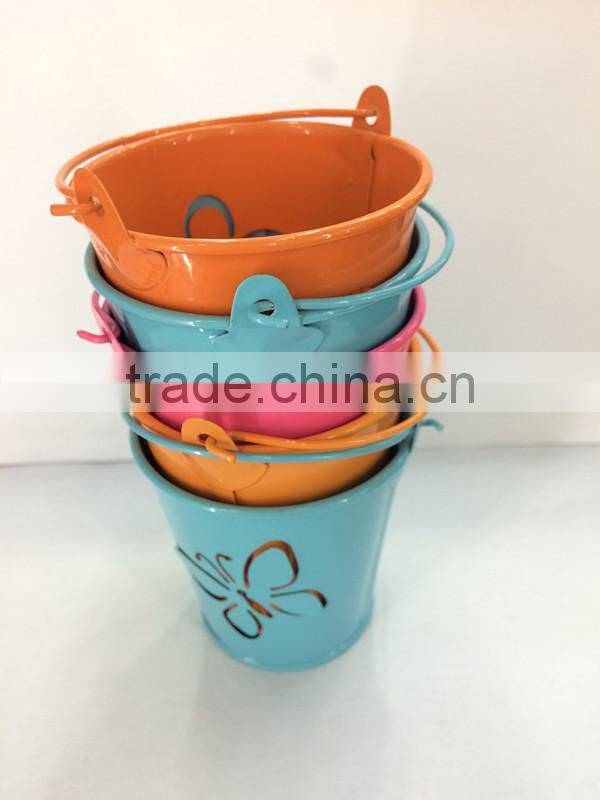 painting designs types of hollow sunflower heart shape gold metal metallic flower vase