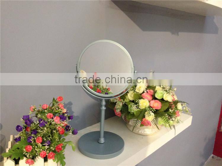 Plastic Two-Sided Tabletop 360 Degree Swivel Vanity Mirror