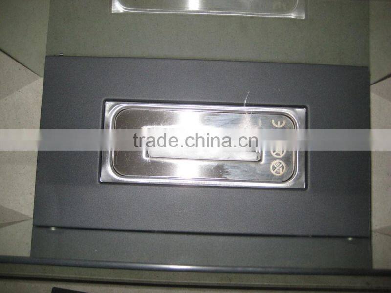 iron sheet metal bio fireplace with stainless steel box burner