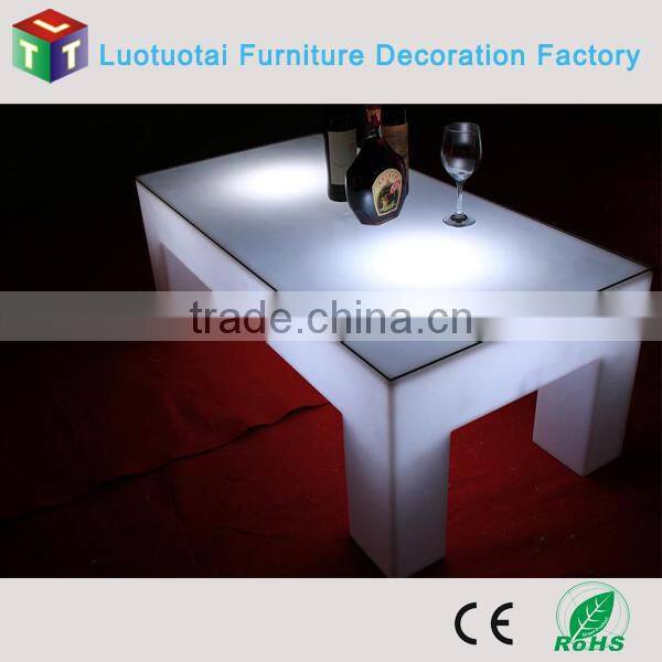 home furniture livingroom/bar/hote/restaurant long LED Tea/Coffee table