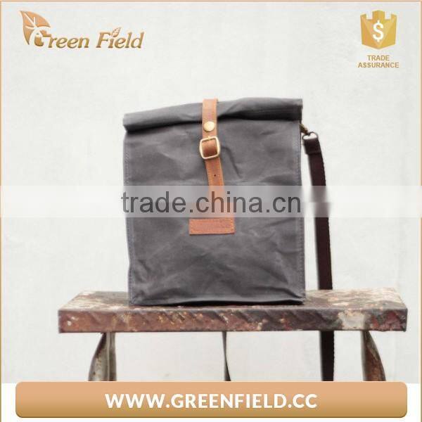 Waterproof Waxed Canvas Lunch Bags