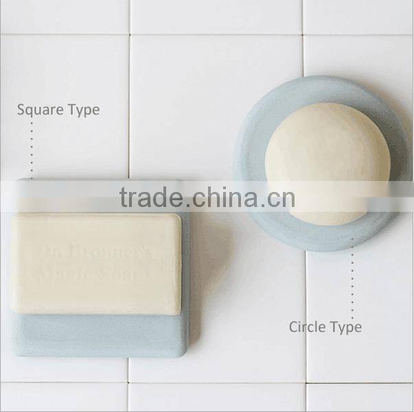 Creative household Moisture absorbent odor removal Diatomite soap holder eco-friendly materials diatomite soap box