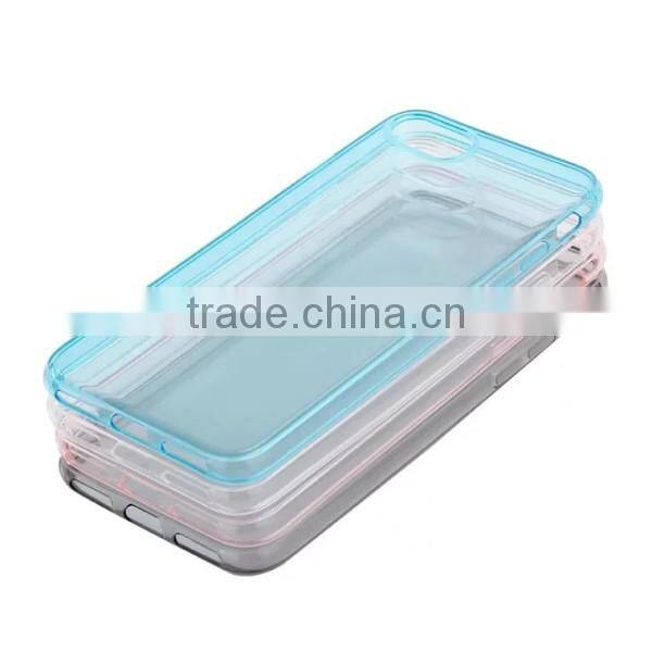 Ultrathin TPU phone case for iphone7, transparent soft tpu case, for iphone7 transparent back case