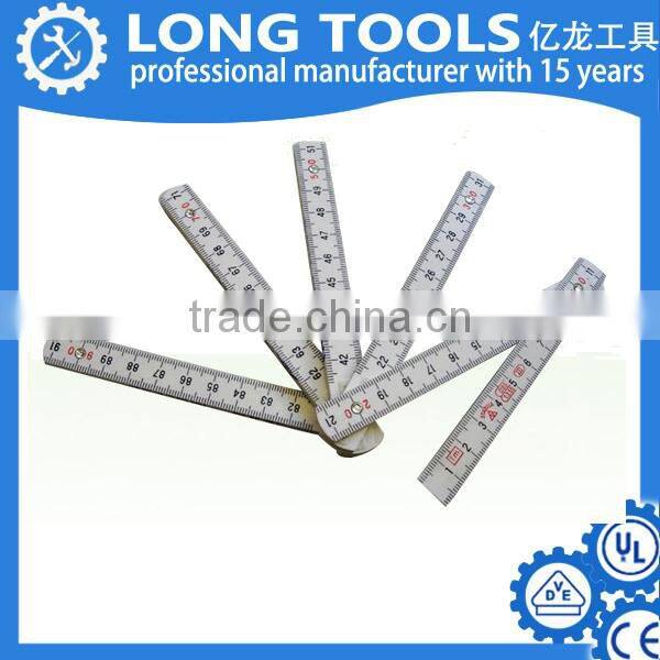 Wholesale measuring scale metric 1m 2m plastic folding ruler