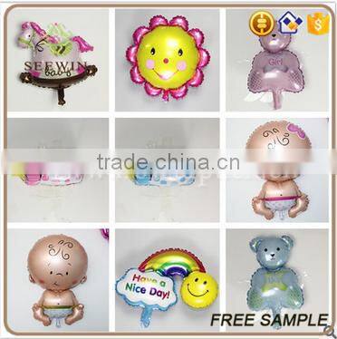 cute cartoon pattern aluminum film balloons