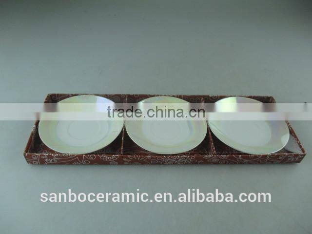 Wholesale Stock porcelain chafing dish with fluorescent line