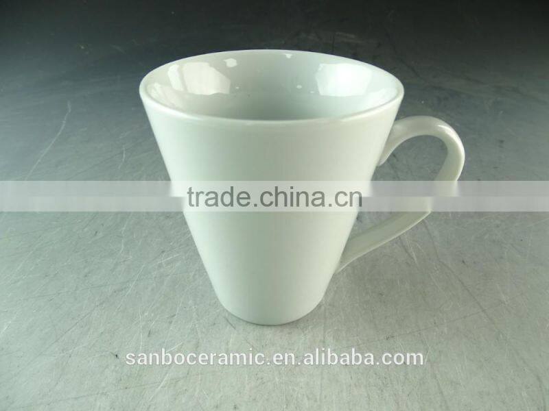 Stock Hot sale Cheap white Ceramic coffee mug for Espresso promotional mug