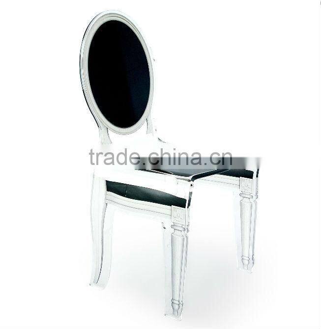 Transparent armless acrylic wedding chairs from china manufacturer