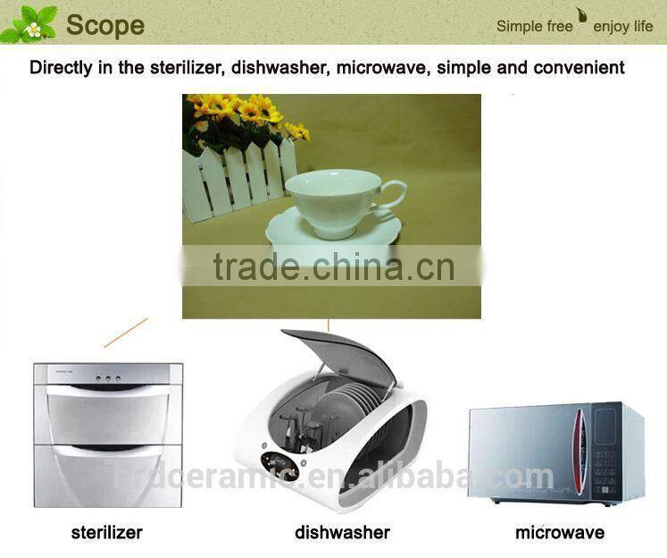 cheap porcelain dish and cup china factory wholesale