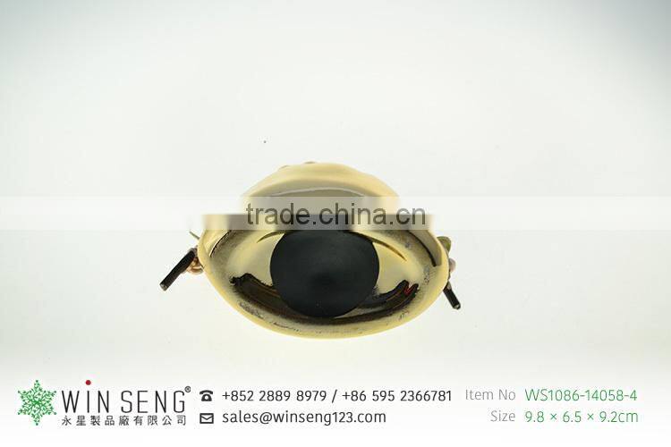 sexy lovely small gold ceramic bag shape piggy bank for decoration