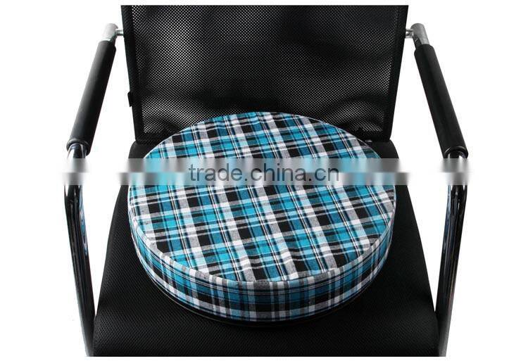 Hot sale home office soft rotating memory foam seat cushions round swivel seat cushion