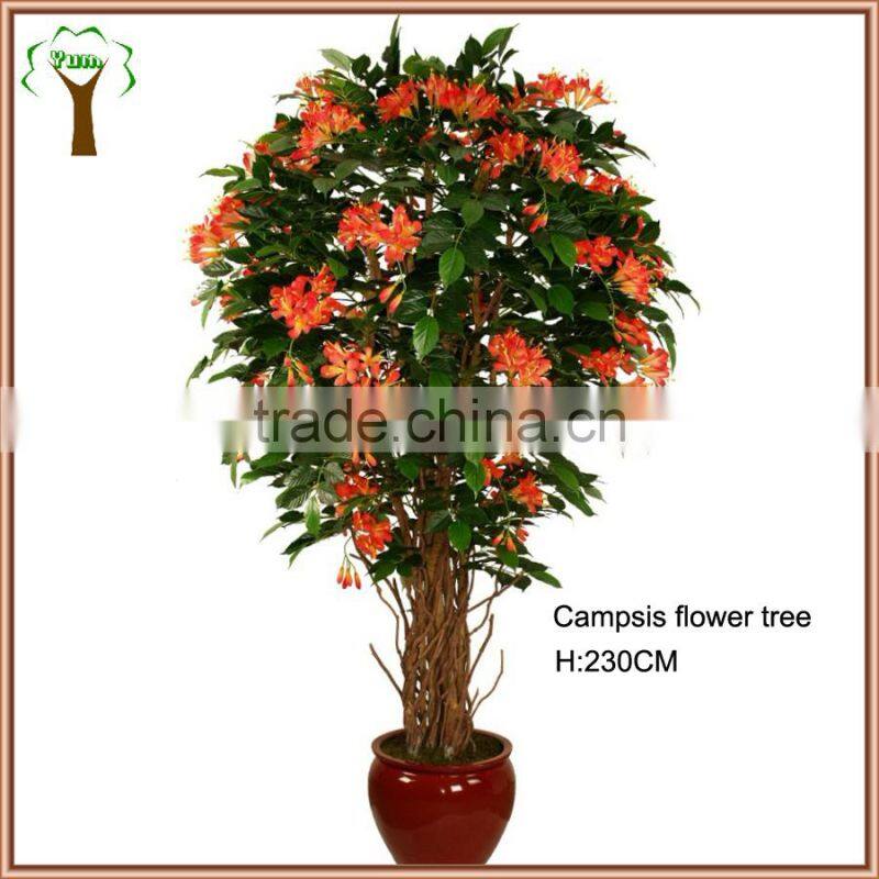 artificial campsis flowering tree wholesale