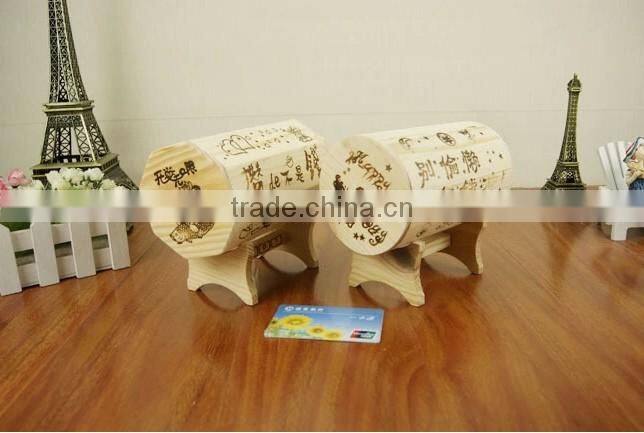 printing kinds of style wooden popular money box