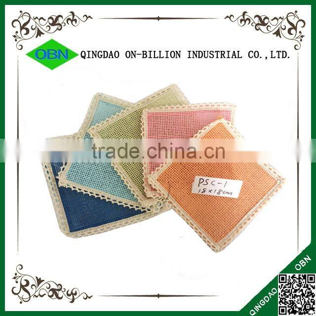 Cheap 20cm customized decorative table place mat