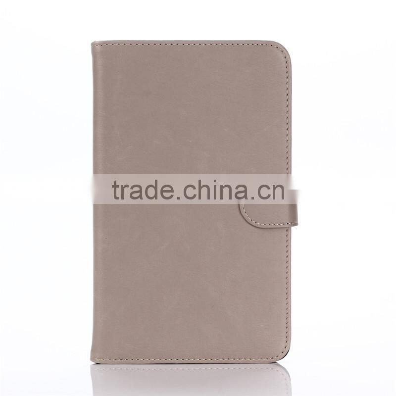 High quality crazy-horse PU card bumper/pocket cell phone case for Samsung Tablet