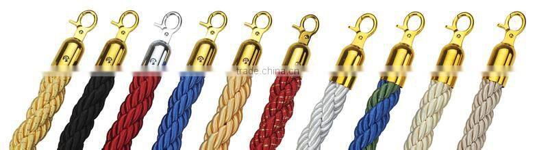 B32 barrier rope and velvet rope and twisted rope