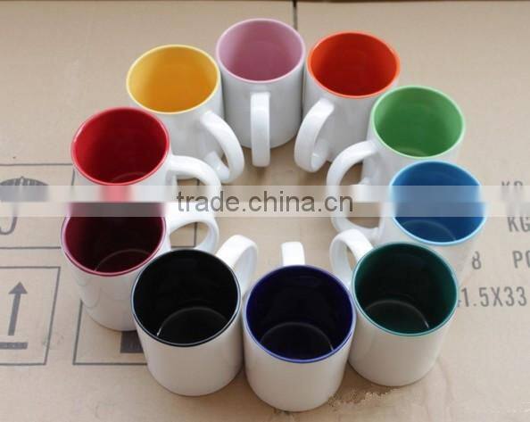 new desigh gold color porcelain mug with big handle wholesale