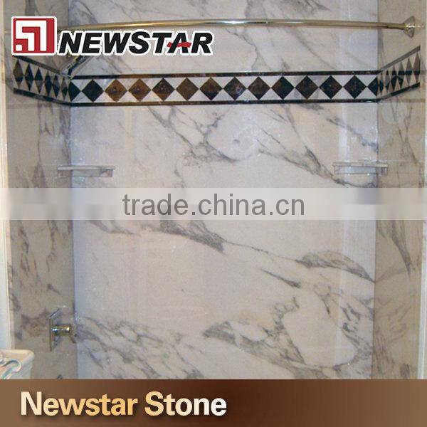 Natural stone shower panel shower stone wall panel