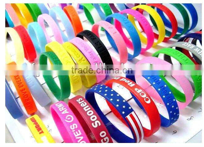 Silikon armband,Silicone wristbands,de silicona pulseras bofetada custom logo printing
