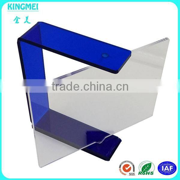 KM-VP34 China supply cheap acrylic material and photo frame type L shape acrylic 2x6 photo booth picture frame