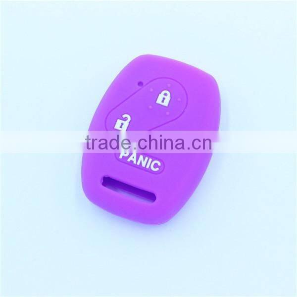 3 buttons silicone car key covers for honda New accord Odyssey Fit keys