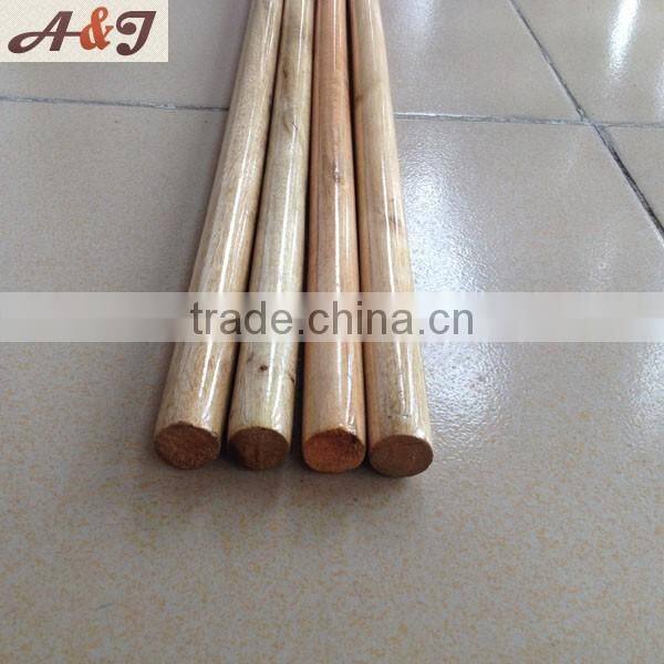 65*2.2 cm varnished wood brush handle with flat cut both ends
